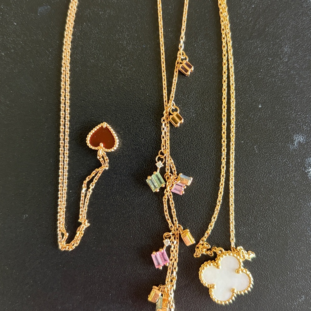 Suzanne Kalan bold pastel sapphire cascade necklace - Picture 14 of 14